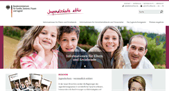 Desktop Screenshot of jugendschutz-aktiv.de